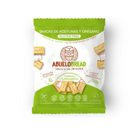 Snacks de aceituna y orégano